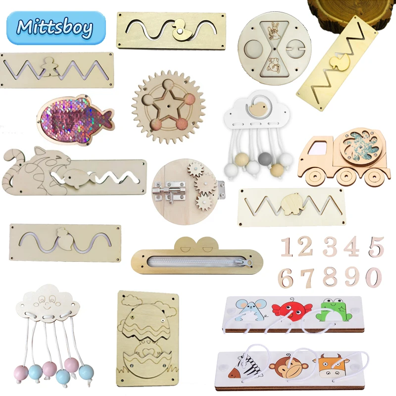 Kids Education Usa - DIY Druk Bord Montessori Educatief Speelgoed