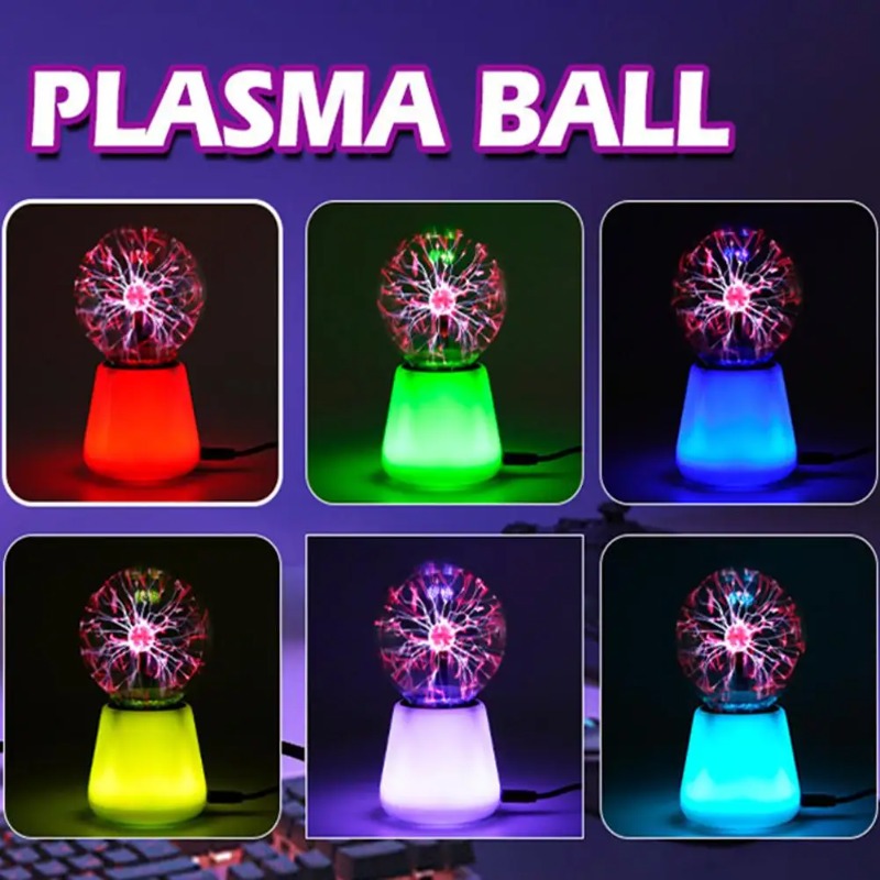 Globe Interactive Light - Plasma Ball Lamp Interactieve Touch Lightning
