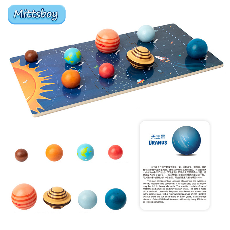 Kids Education Usa - Baby Montessori Houten Vroeg Onderwijs Speelgoed