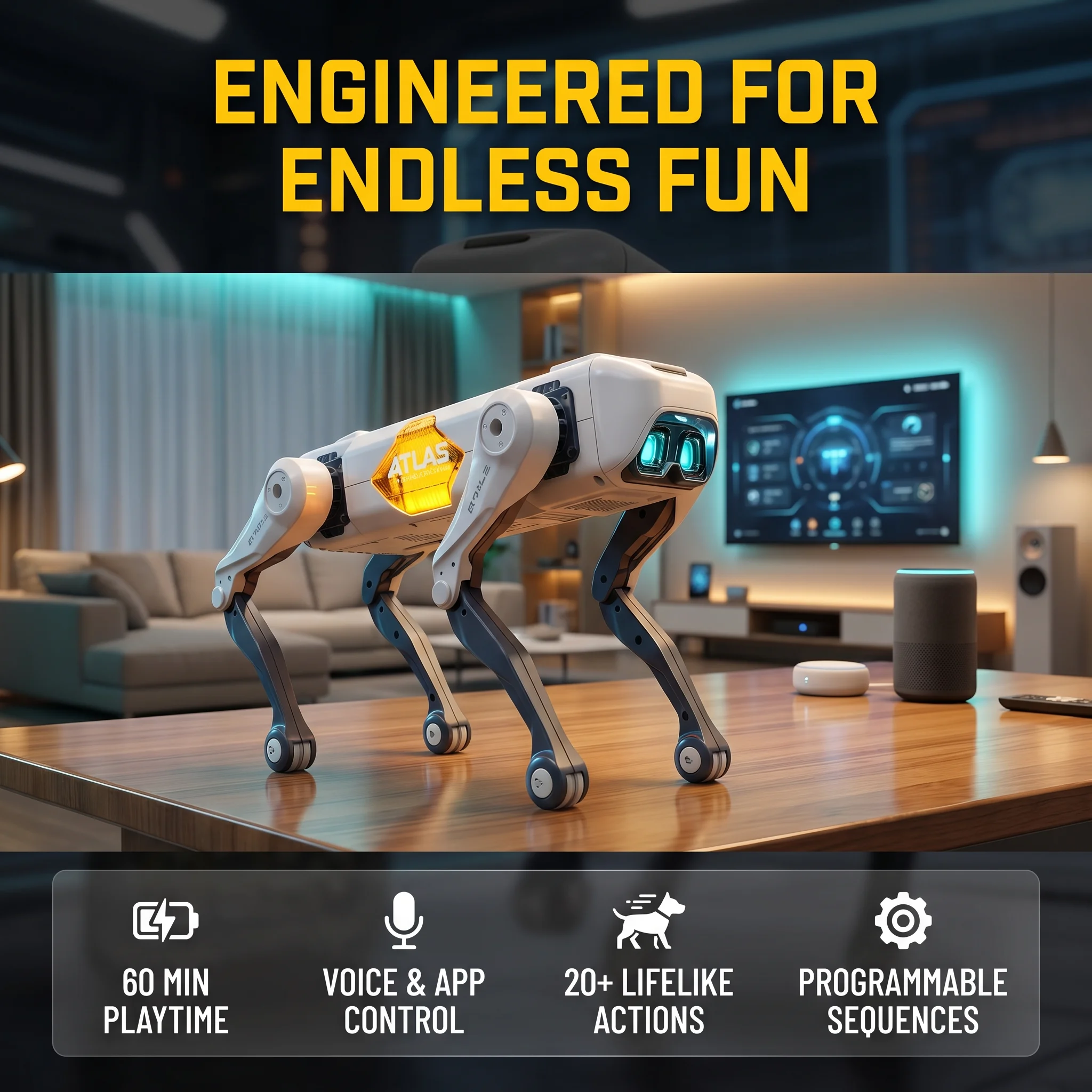 Kids Education App Free - AI Slimme Robot Hond, Spraak- &