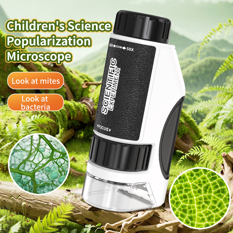 Kids Definition Of Education - Draagbare mini-microscoop voor kinderen voor buitenverkenning,