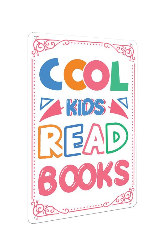 Cool Kids Read Books Metal Sig - School Kids Education Quotes recensie en prijs