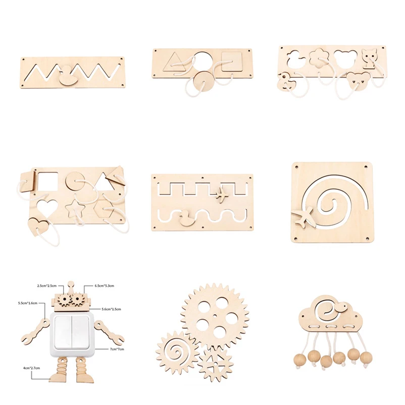 Montessori Druk Bord Diy Hout  - Kids Education Usa recensie en prijs