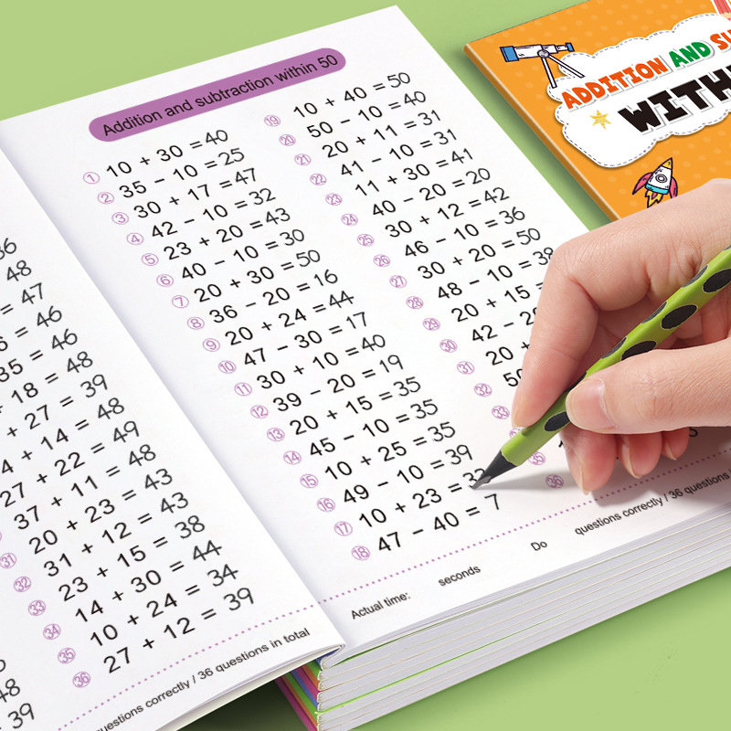 64 pagina's rekenoefeningen op - Kids Education Calculator recensie en prijs
