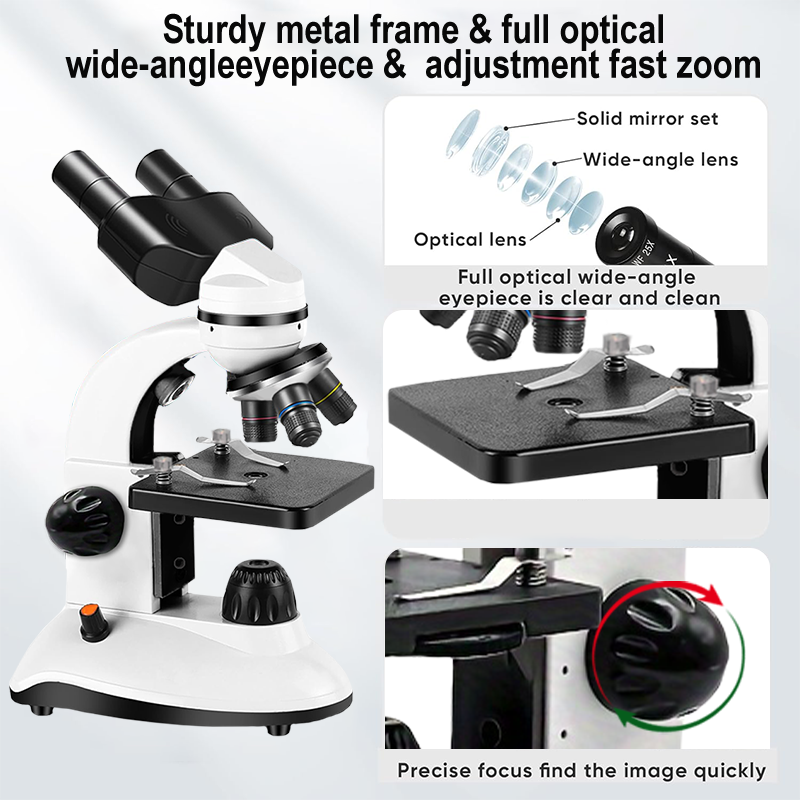 Binoculaire microscoop, High D - Kids Definition Of Education recensie en prijs