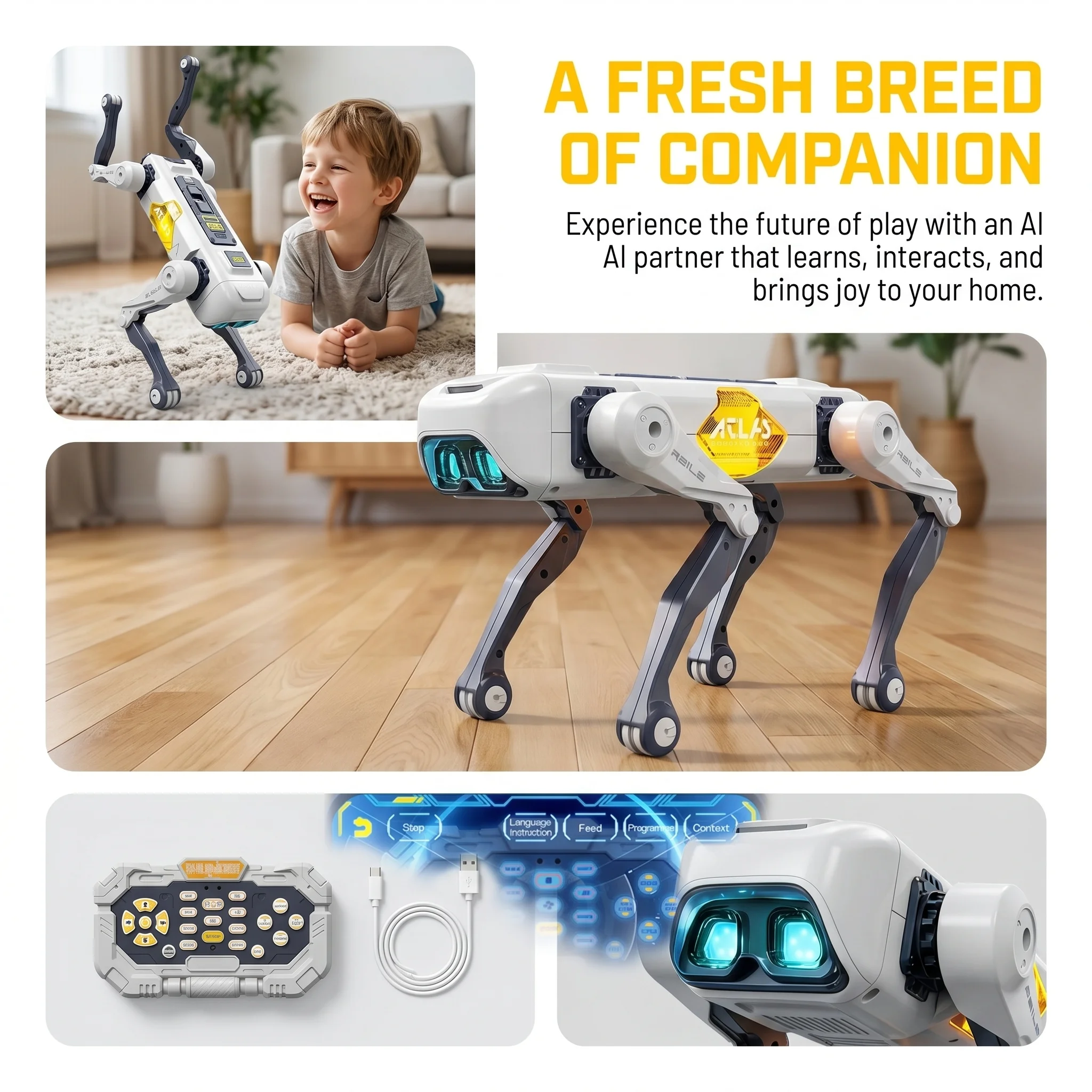 AI Slimme Robot Hond, Spraak-  - Kids Education App Free recensie en prijs