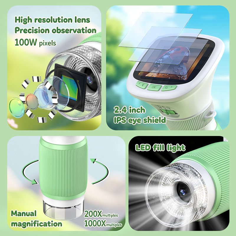 Draagbare digitale microscoop  - Kids Definition Of Education recensie en prijs