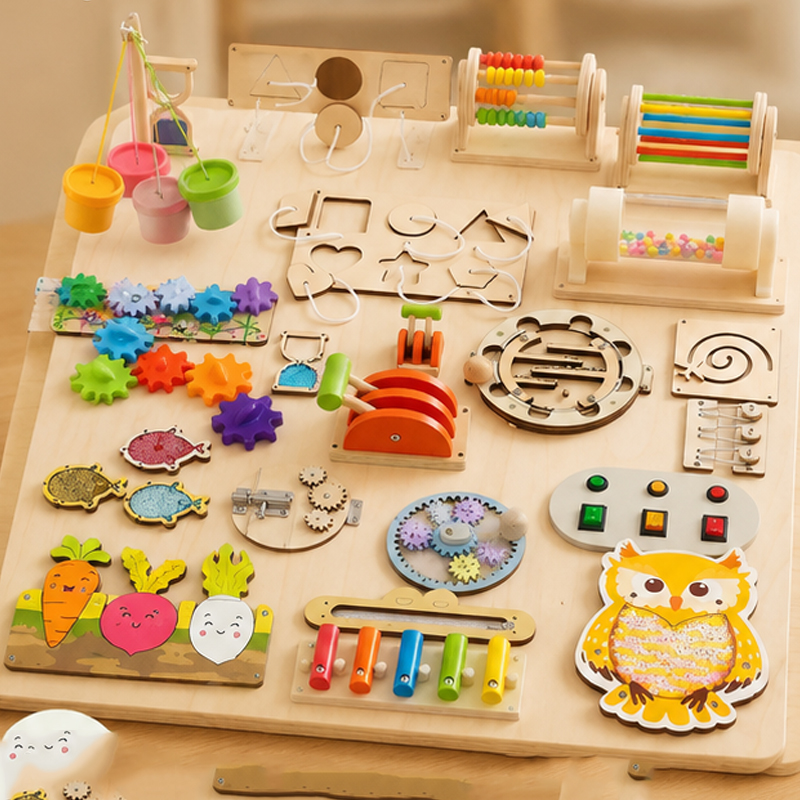 Premium Montessori Drukke Bord - Kids Education Usa recensie en prijs